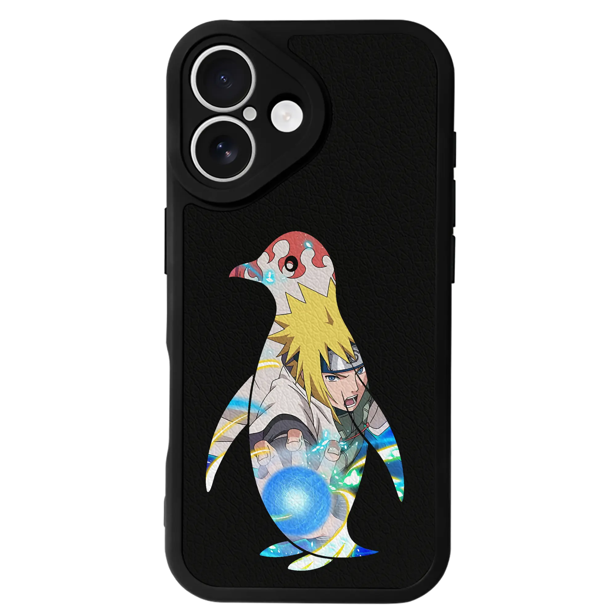 ナルト グッズ 波風 ミナト - IPhone 16シリーズ対応 ・ シリコンスマホケース ・ レザー調 ・ 高精度フィット ・ 耐衝撃 ・ ワイヤレス充電対応 ・ 精密カット